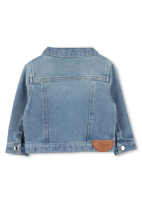 Giacca denim con applicazione CHLOE' KIDS | C20546Z04